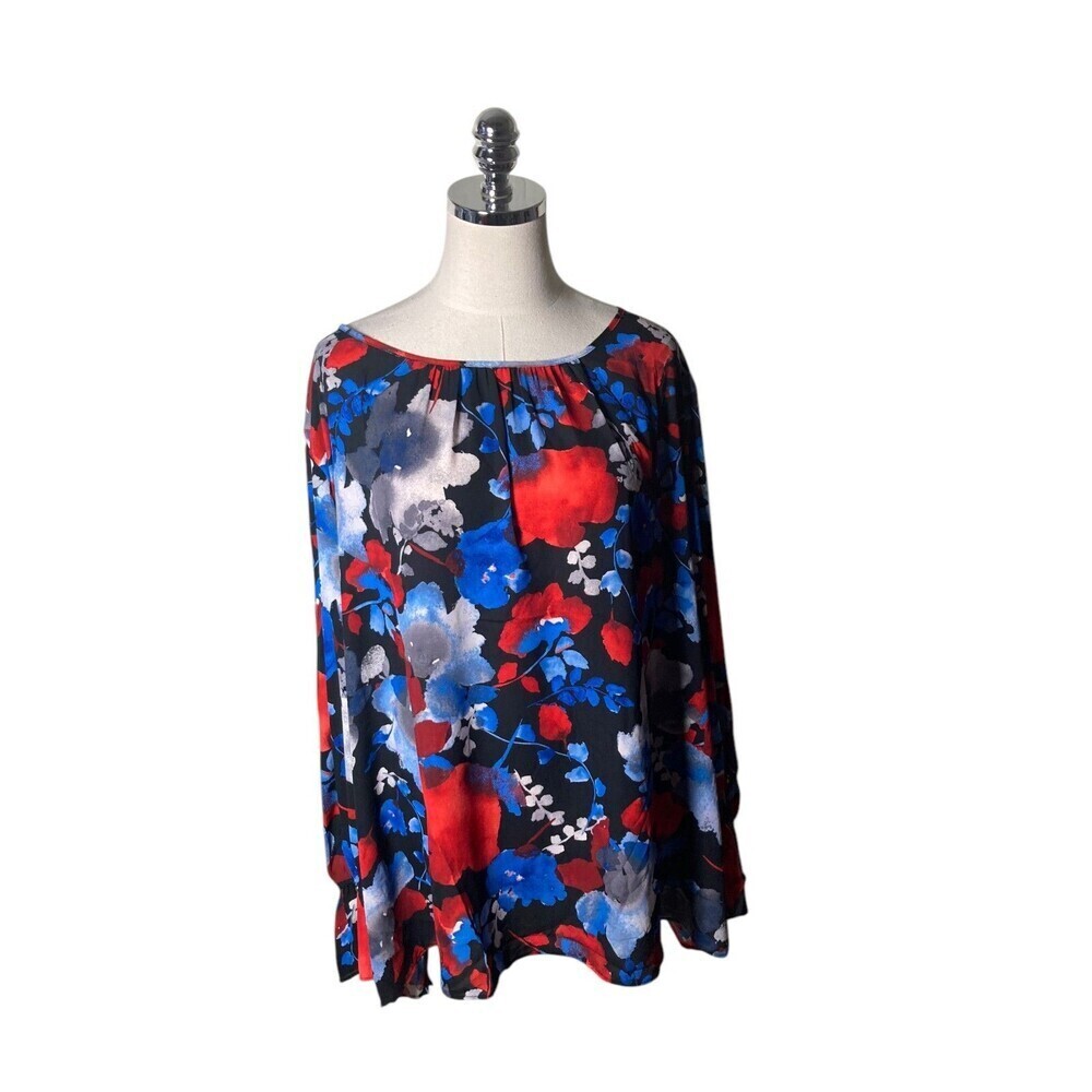 The Limited Collection Top Women's Size 3X Watercolor Floral